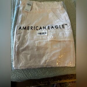 American Eagle Outfitters Women's pale pink cargo shorts